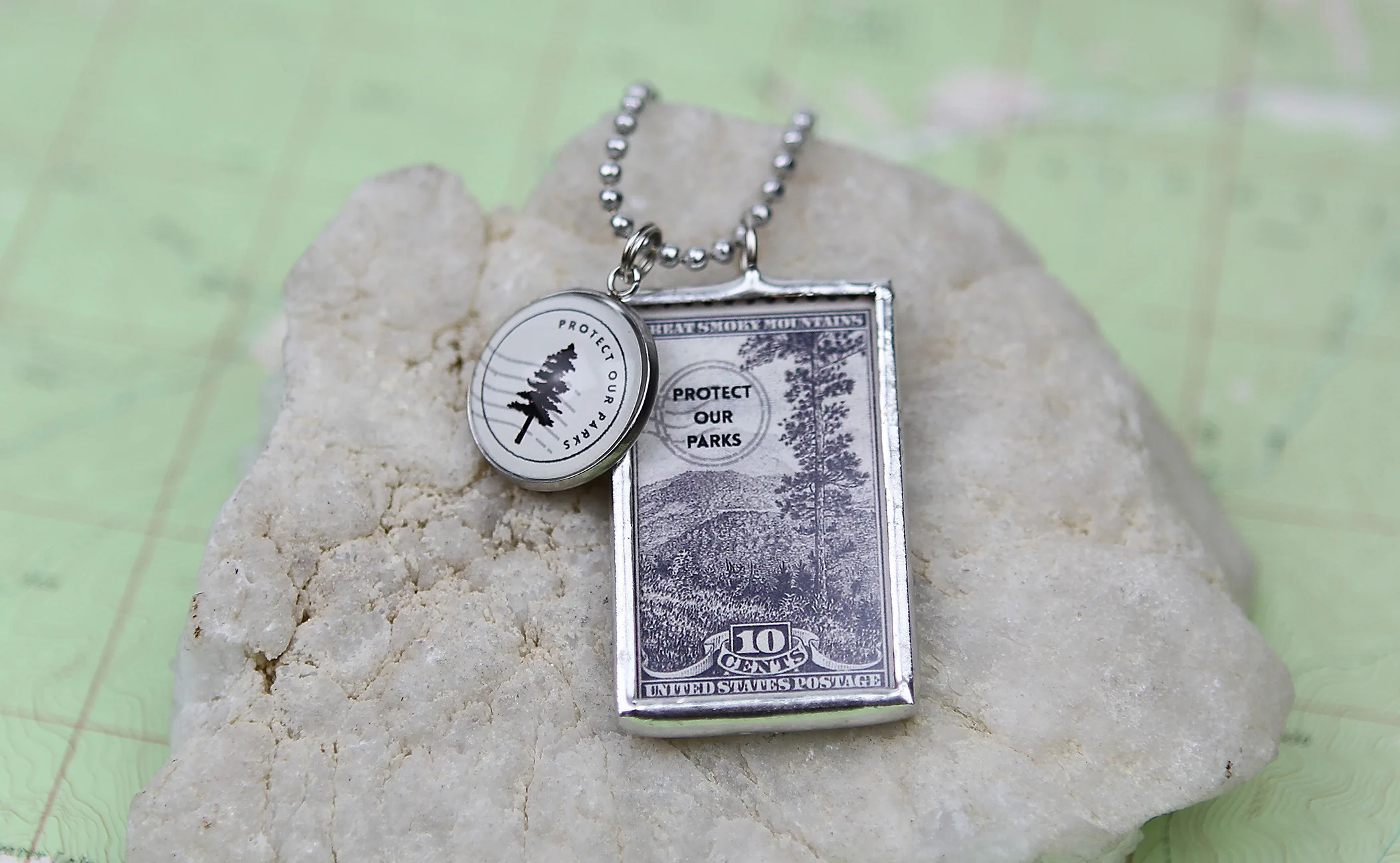 TENNESSEE Great Smoky Mountains National Park Necklace - Image 3