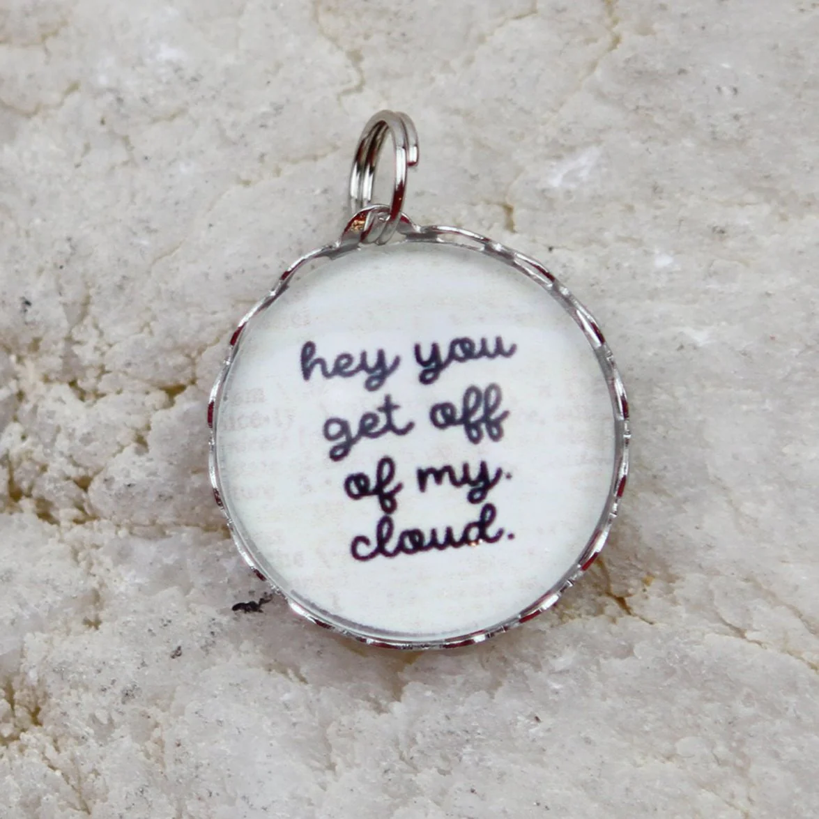 Get Off Of My Cloud Bubble Charm