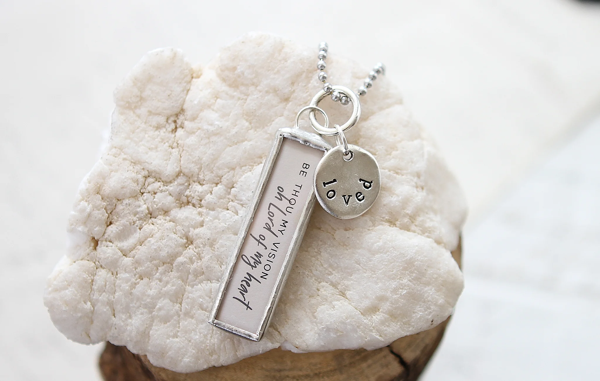 Be Thou My Vision Faith Hymn Charm Necklace - Image 5