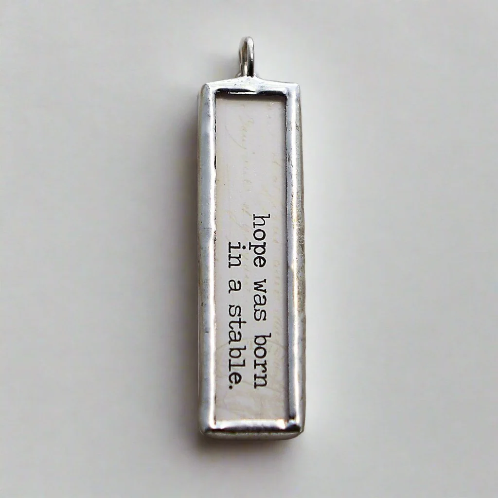 Calm and Bright Long Soldered Art Charm Jewelry - Image 2