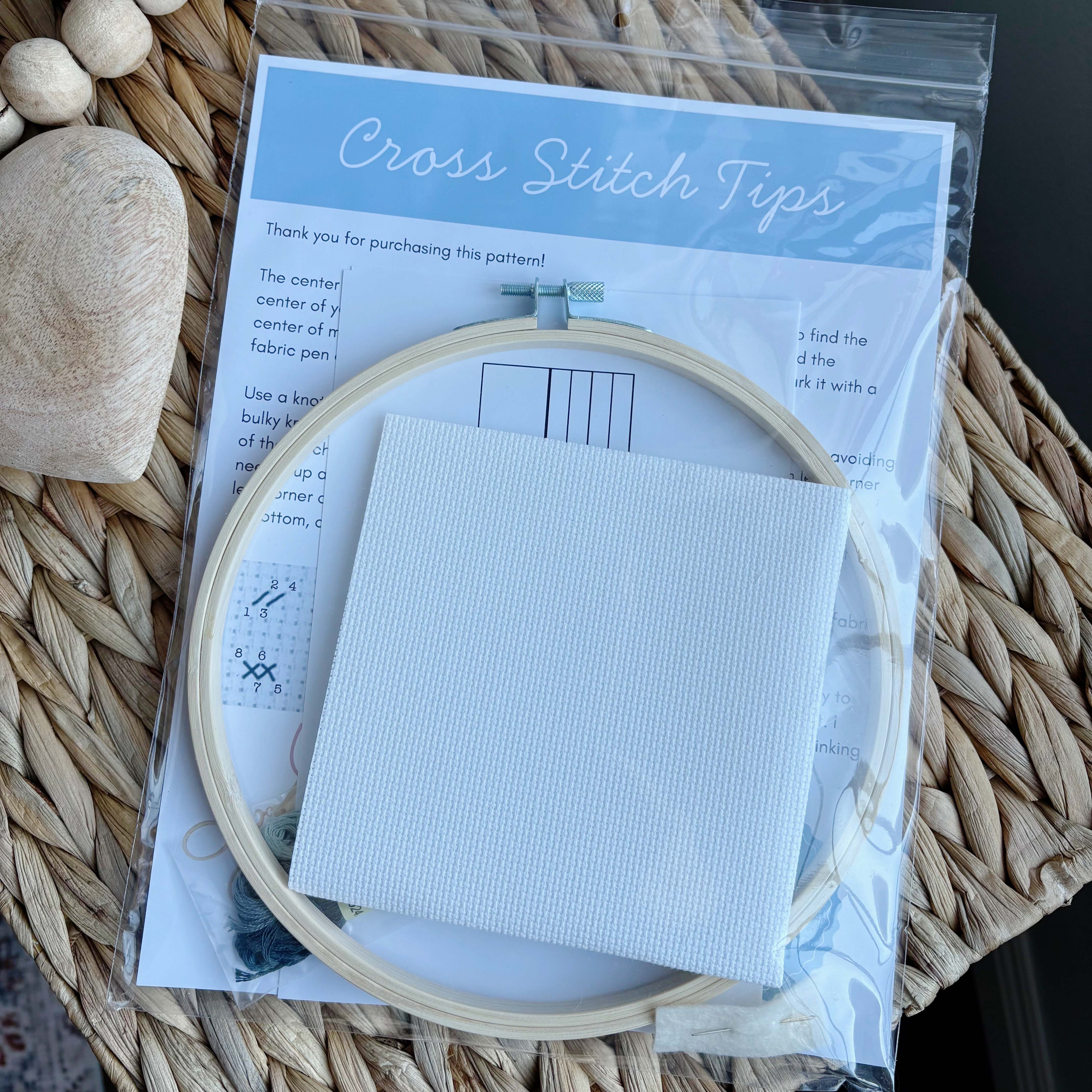 Cast All Your Anxiety Cross Stitch Kit - Image 3