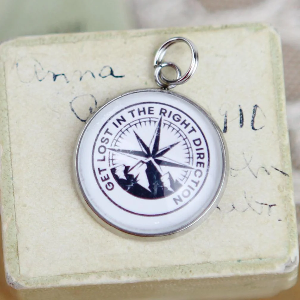 Get Lost In The Right Direction Bubble Charm