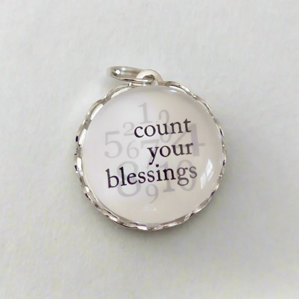 Count Your Blessings by Number Bubble Charm