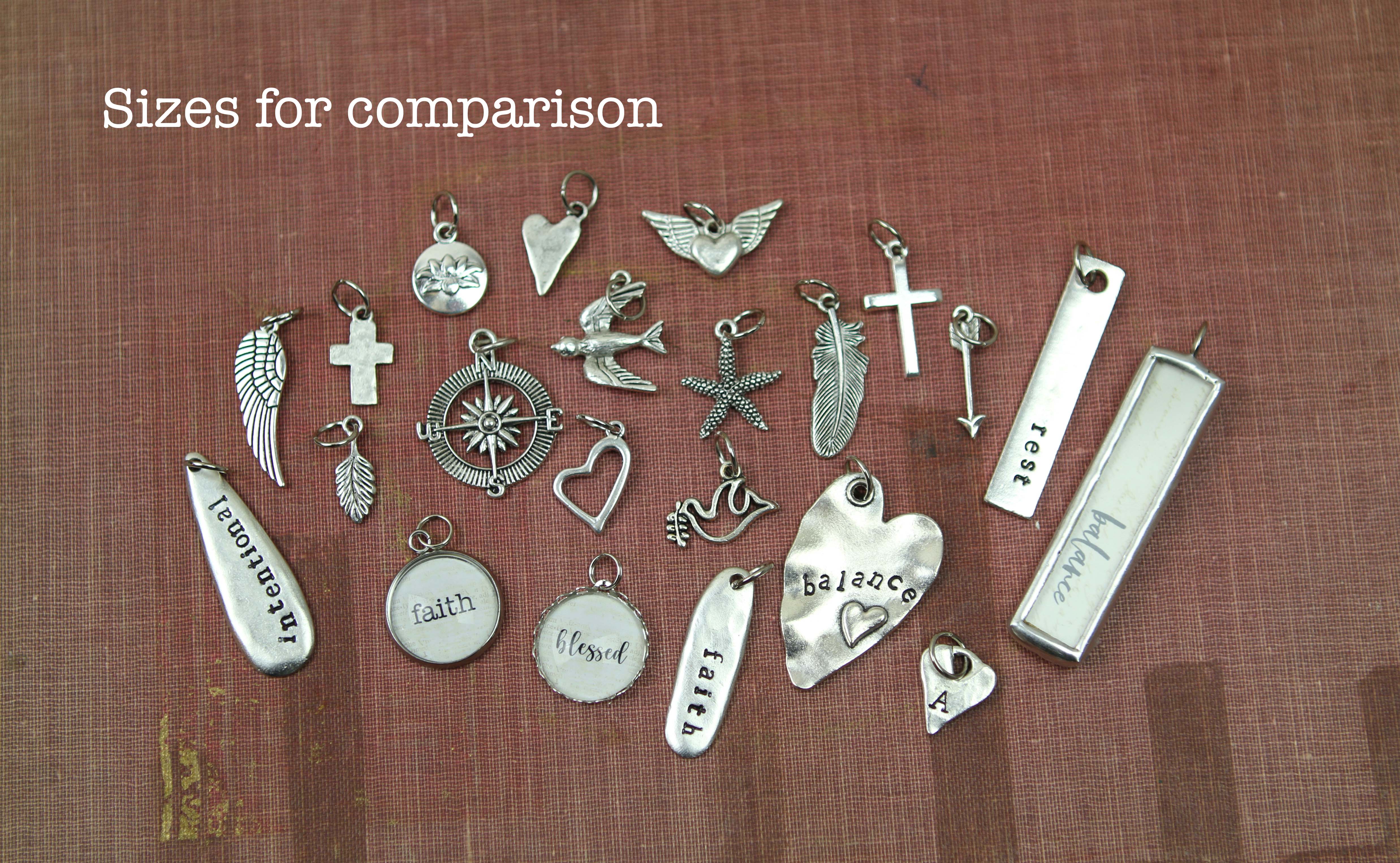 Custom Teardrop Word Charm - Image 5