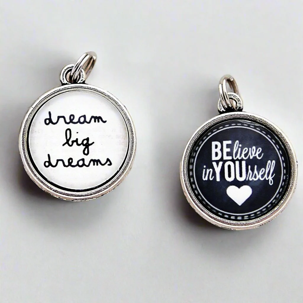 Dream Big Dreams Double Sided Bubble Charm
