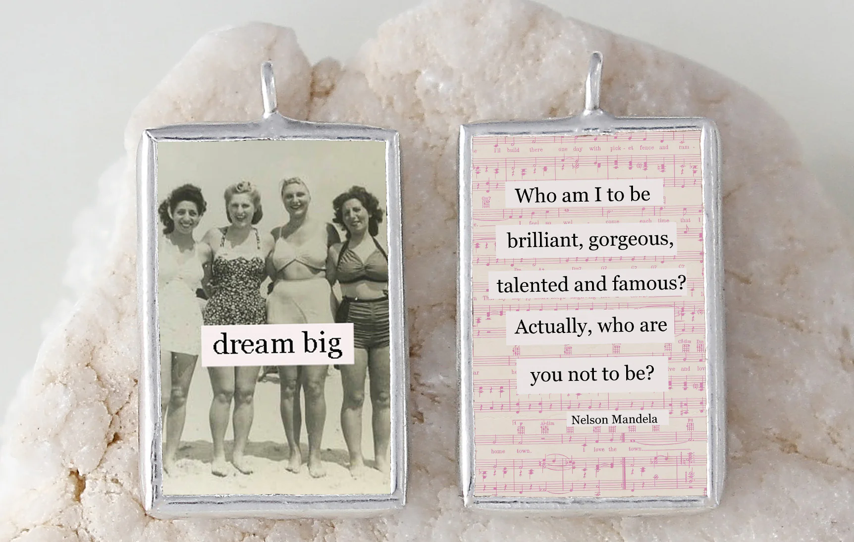 Dream Big Soldered Art Charm - Image 2
