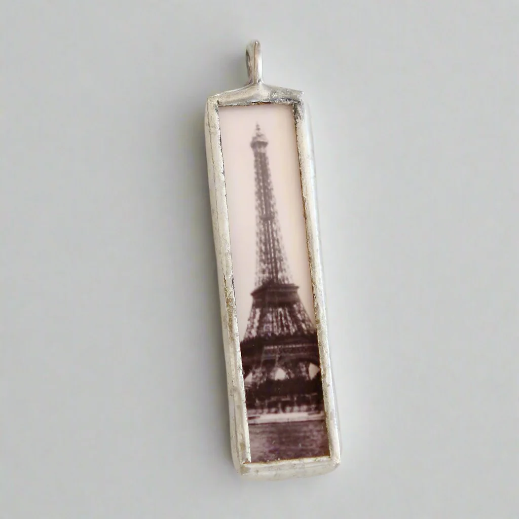 Eiffel Tower Soldered Art Charm