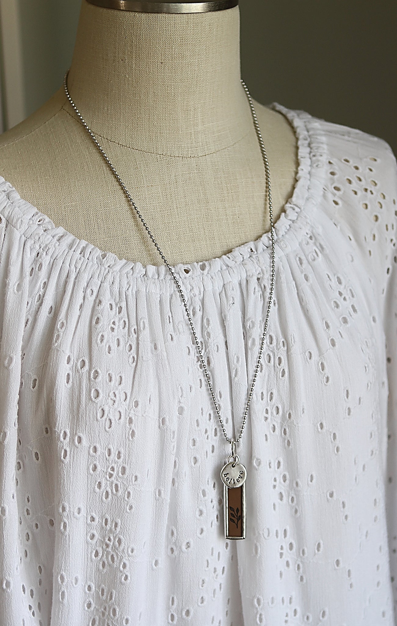 Every Hour I Need Thee Faith Hymn Charm Necklace - Image 4