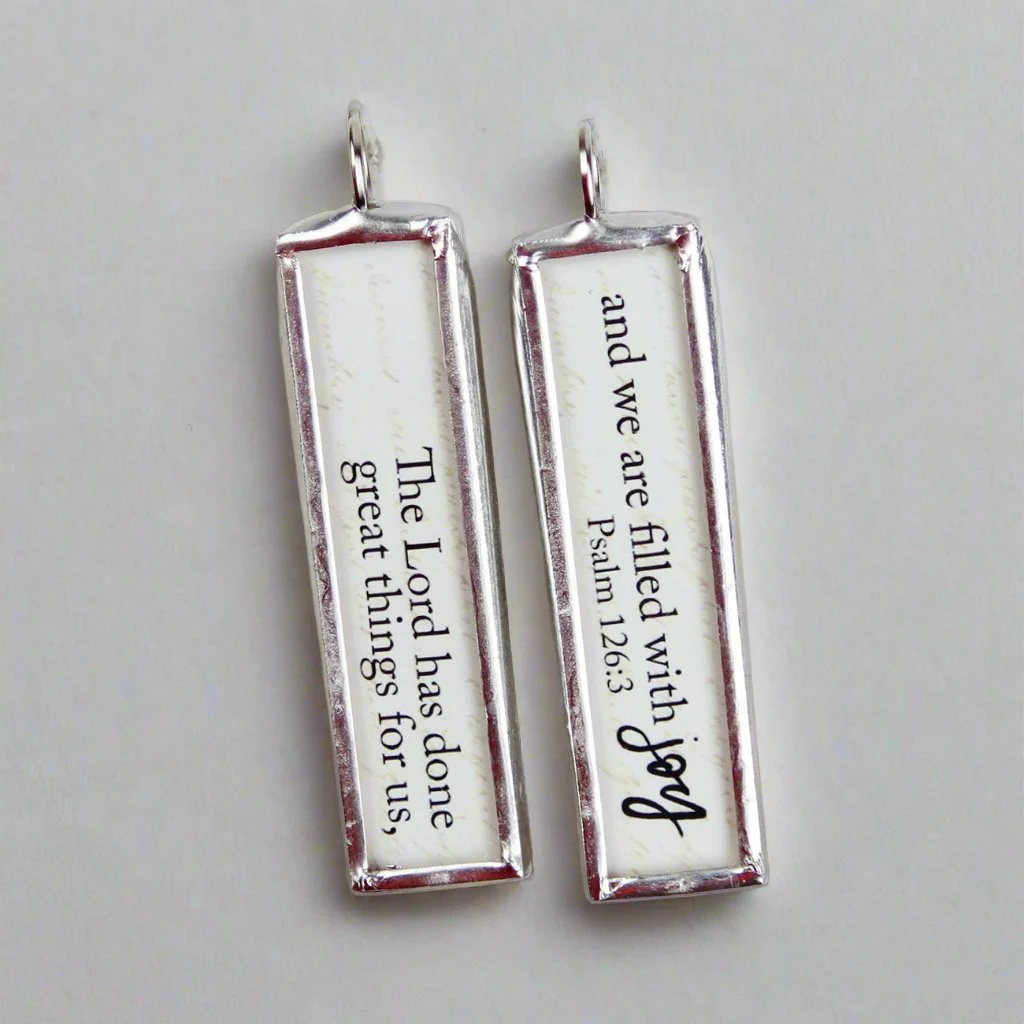 Filled With Joy Soldered Art Jewelry Charm