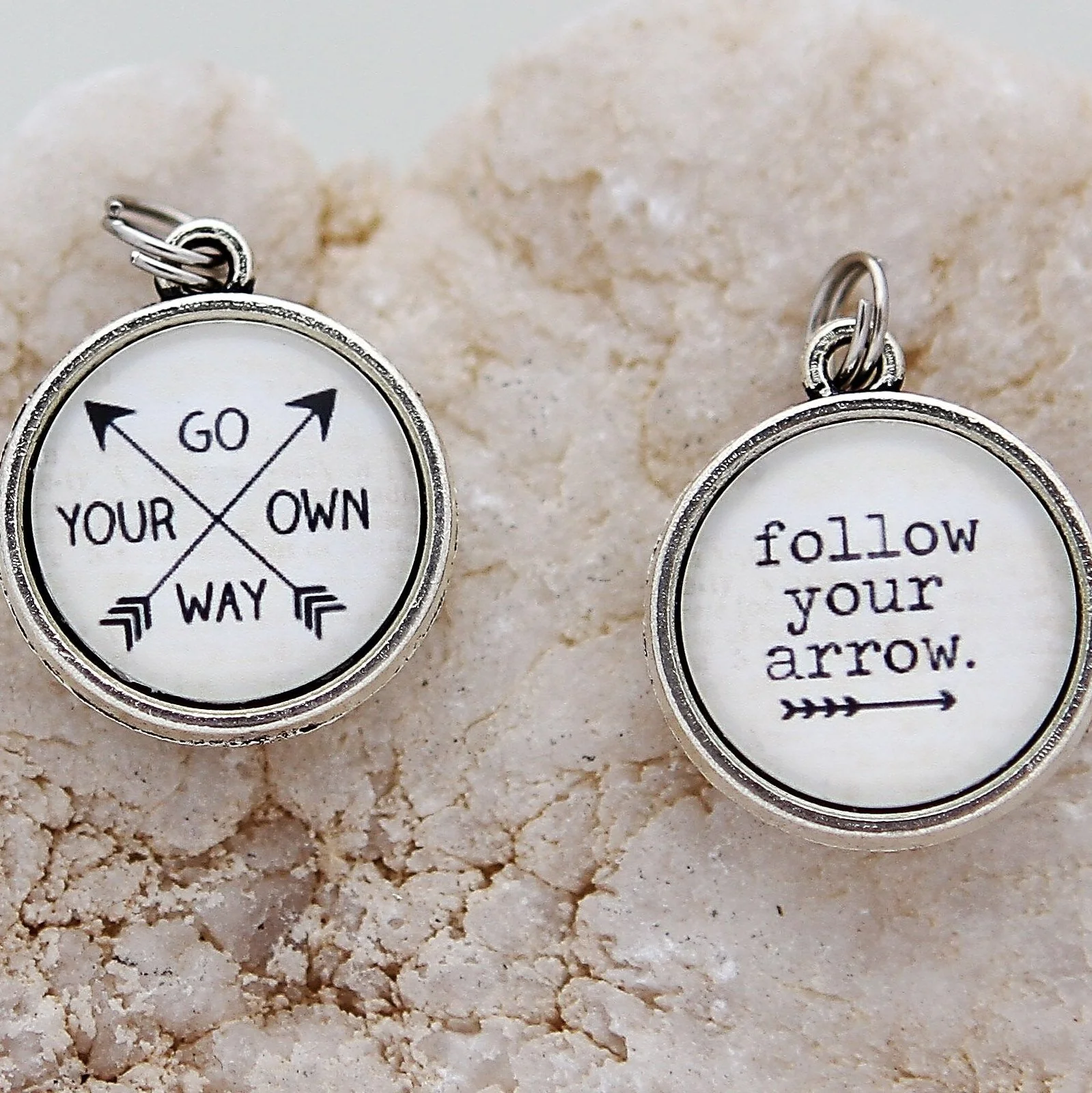 Follow Your Arrow Double Bubble Charm