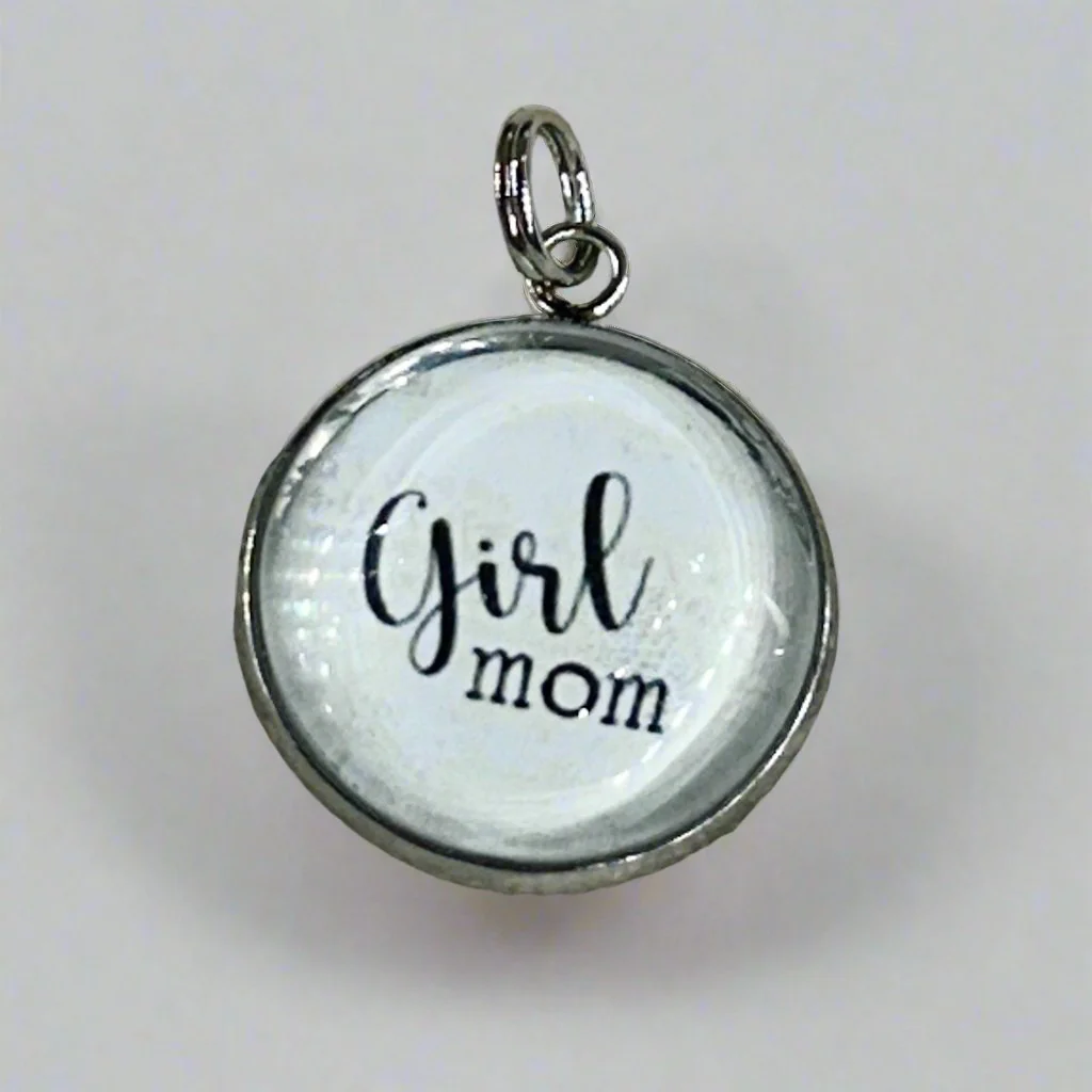 Girl Mom Bubble Charm