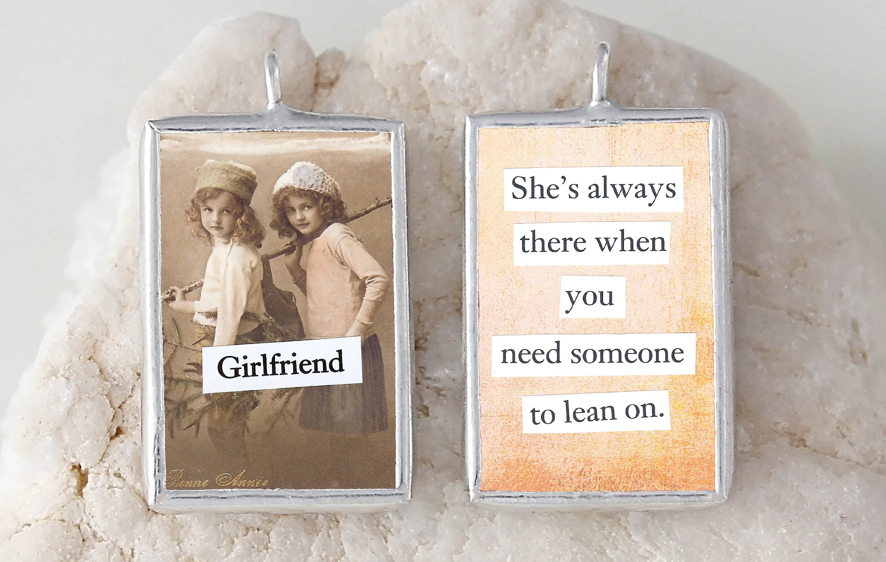 Girlfriend Soldered Art Charm - Image 2