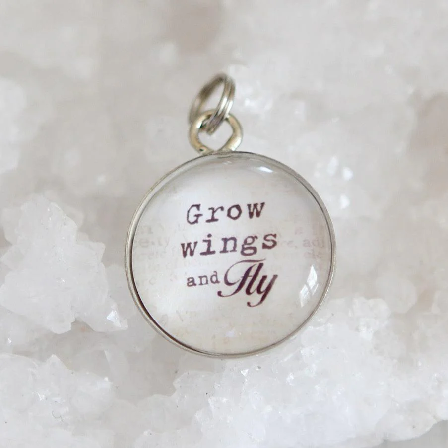 Grow Wings and Fly Bubble Charm