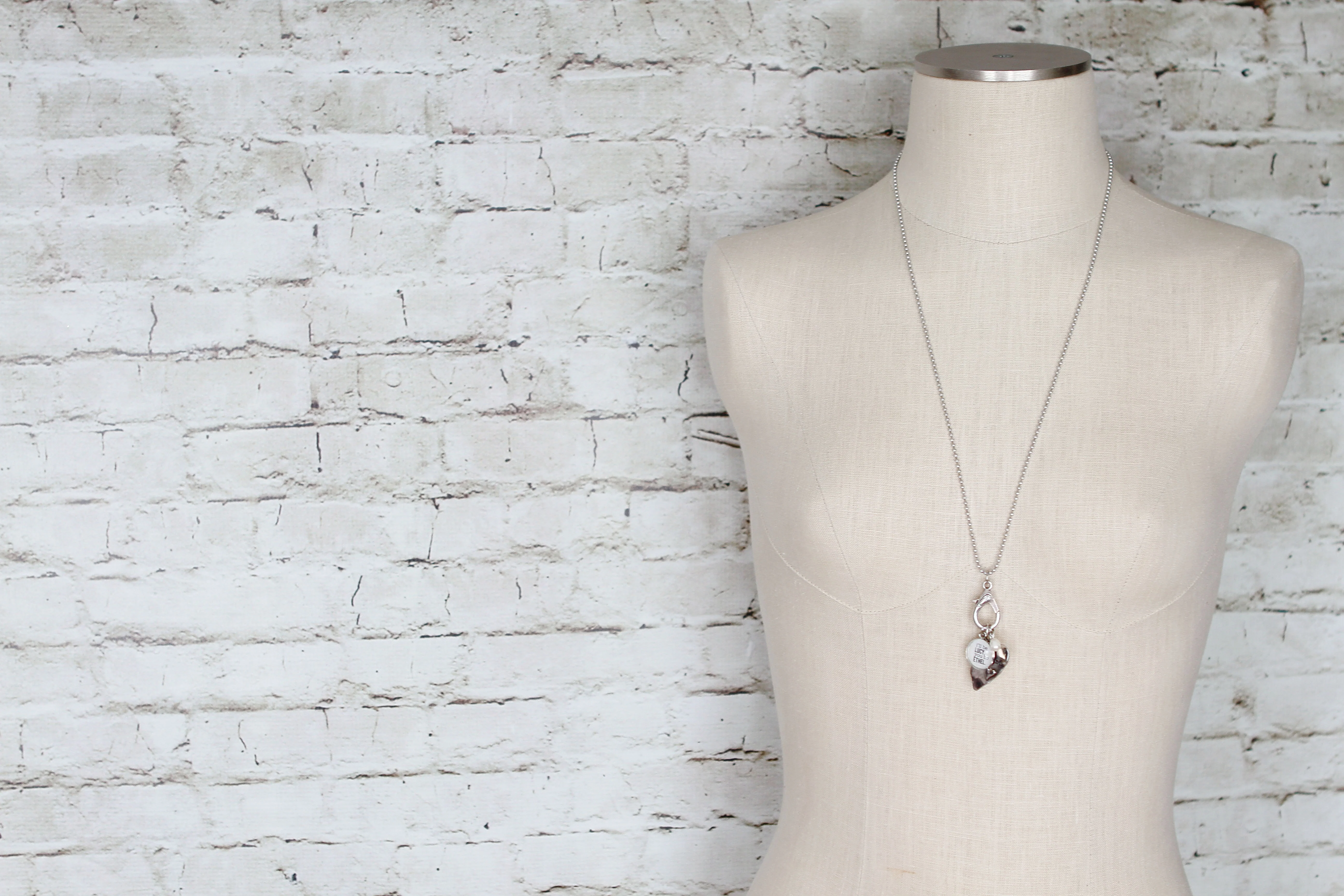 I'll Be Lucy You Be Ethel Charm Necklace - Image 4