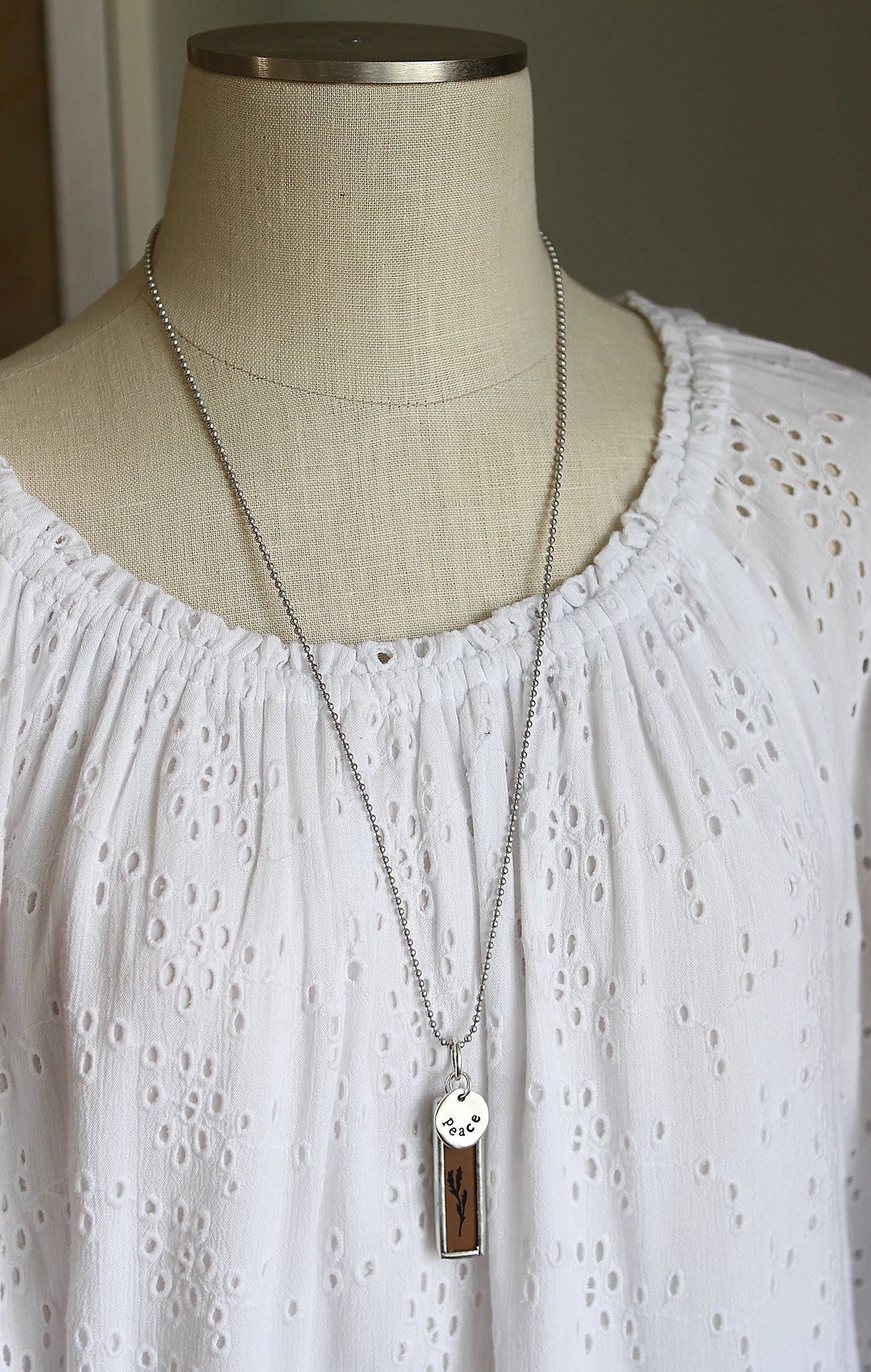 It Is Well With My Soul Hymn Faith Charm Necklace - Image 4
