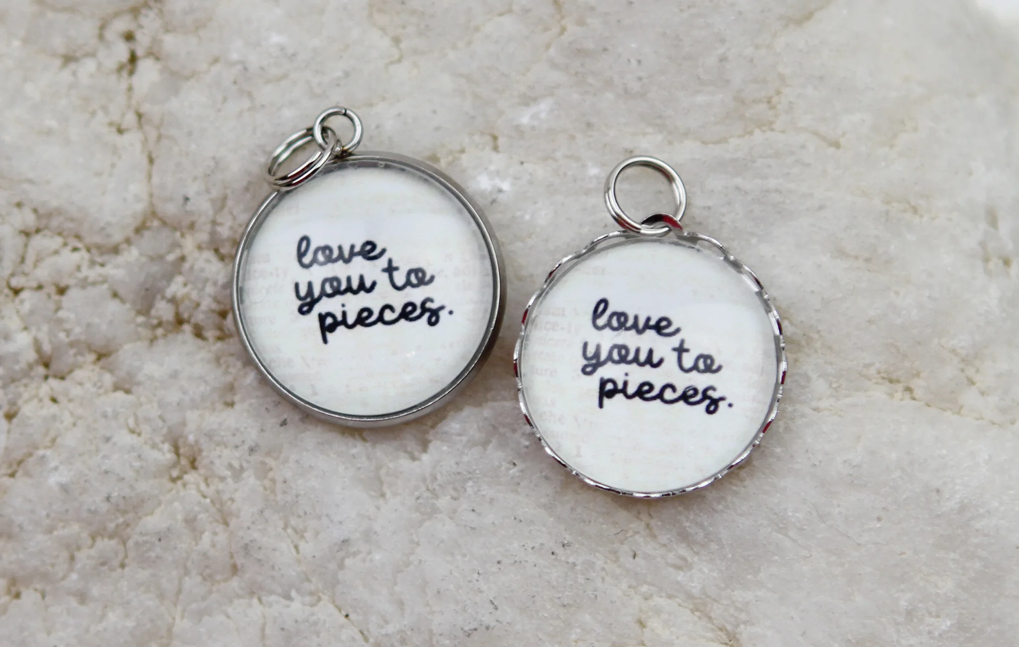 Love You To Pieces Bubble Charm - Image 3