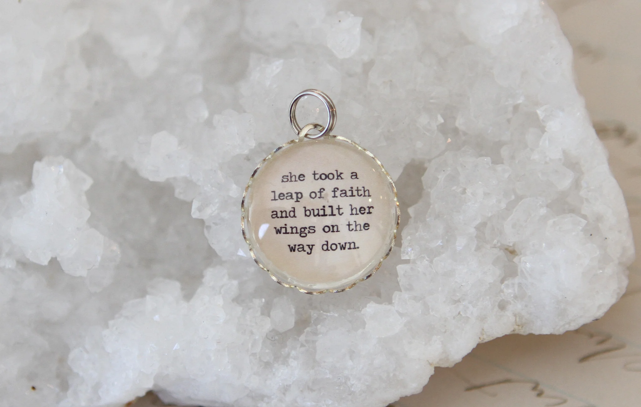 Leap of Faith Bubble Charm