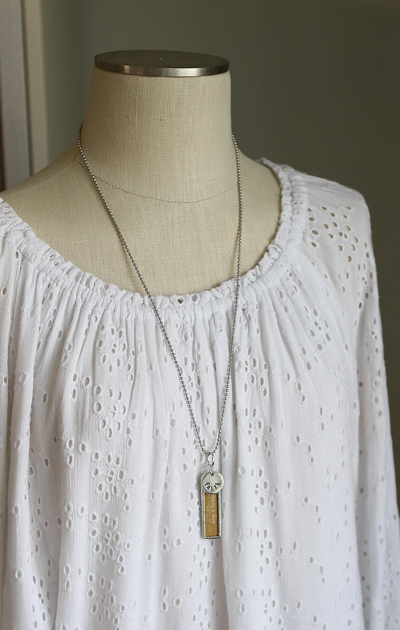 Love So Amazing Faith Hymn Charm Necklace - Image 3