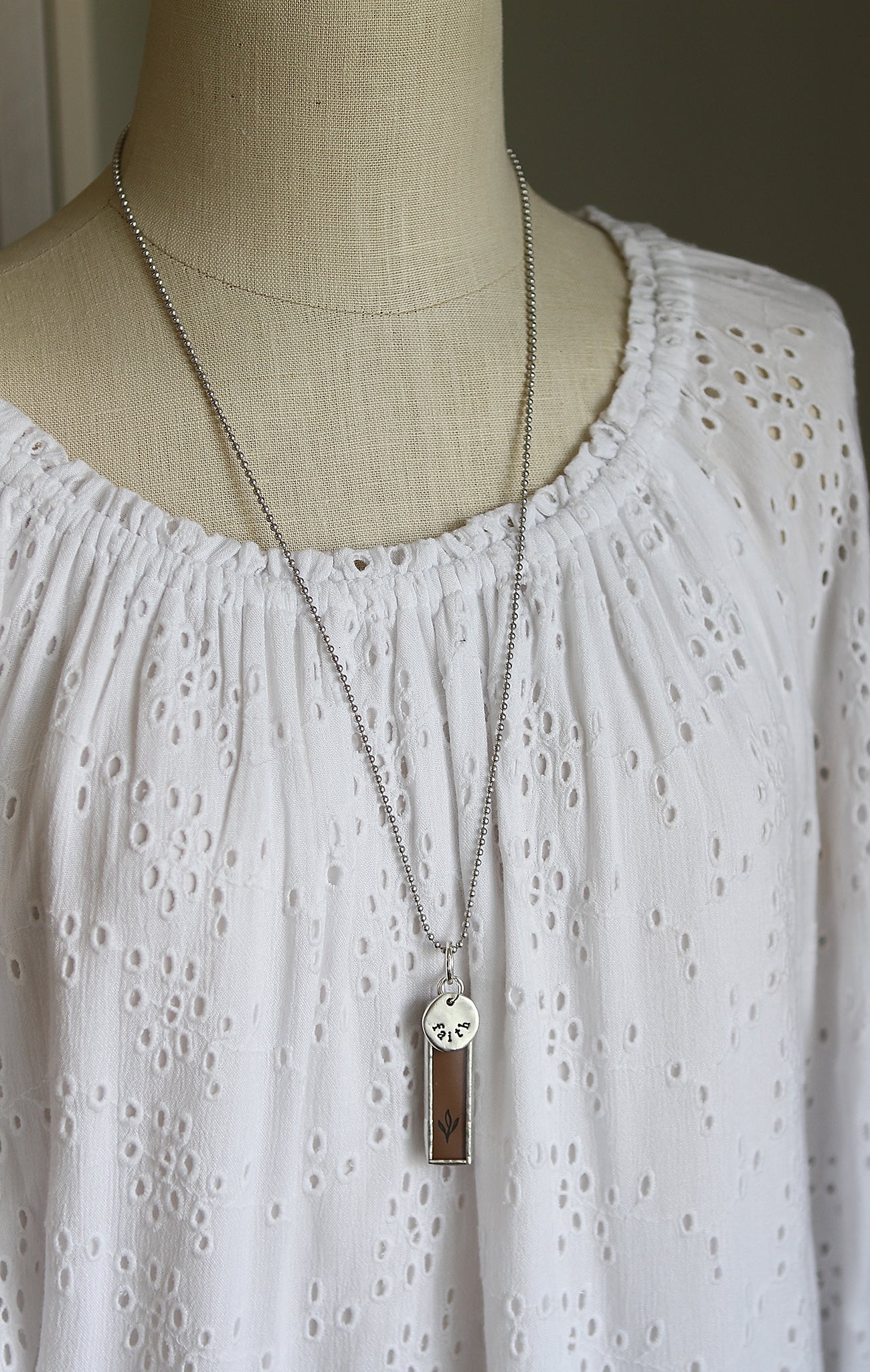 Love So Amazing Faith Hymn Charm Necklace - Image 4