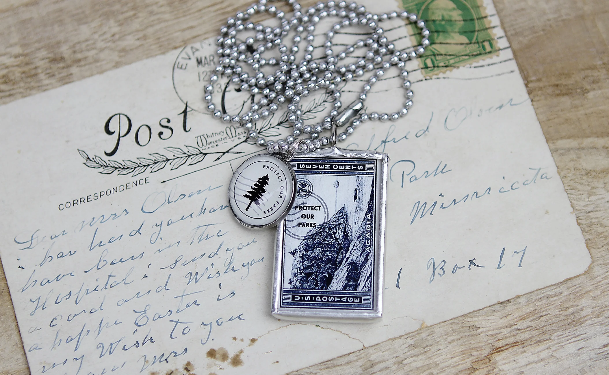 MAINE Acadia National Park Necklace - Image 2