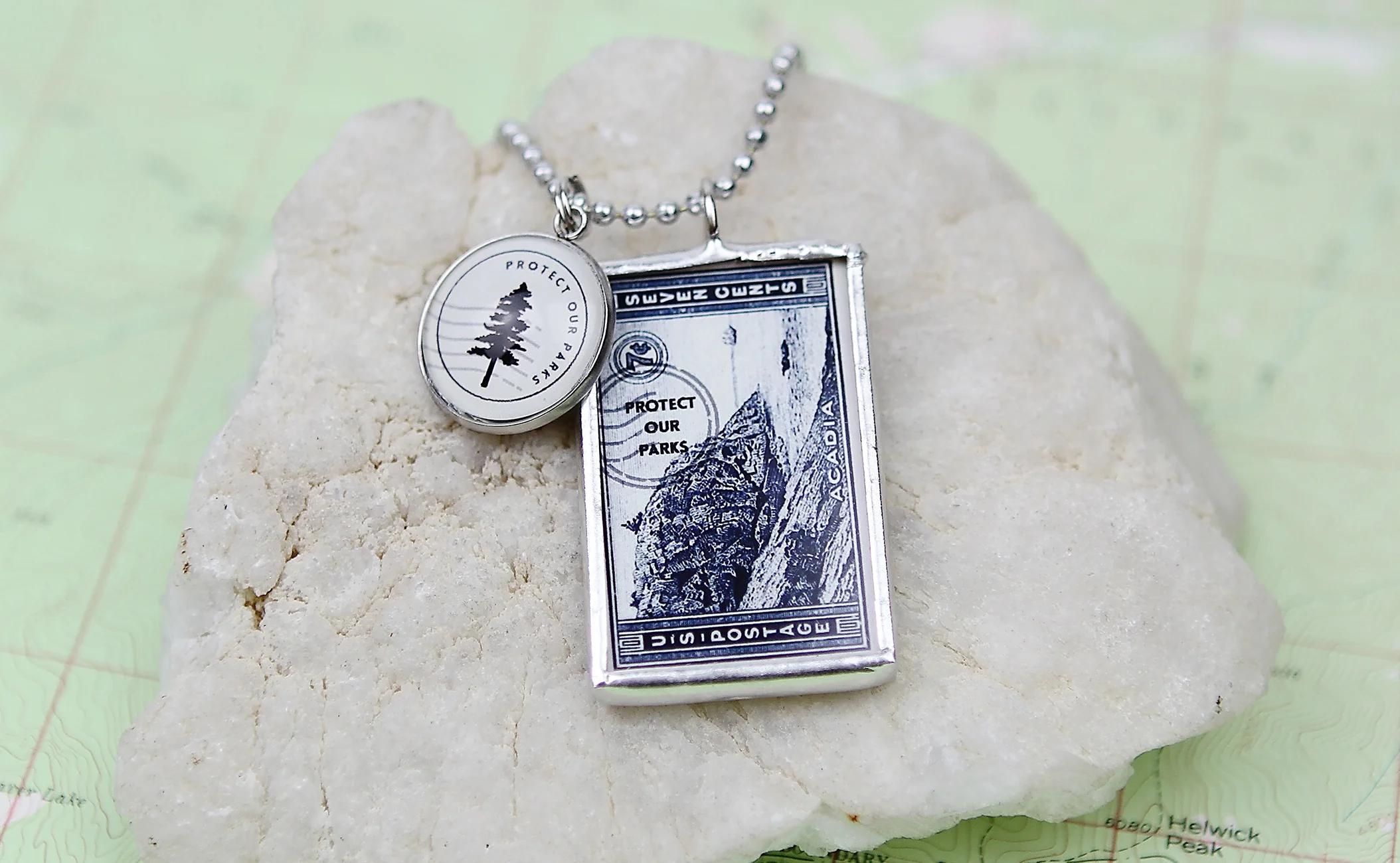 MAINE Acadia National Park Necklace - Image 3