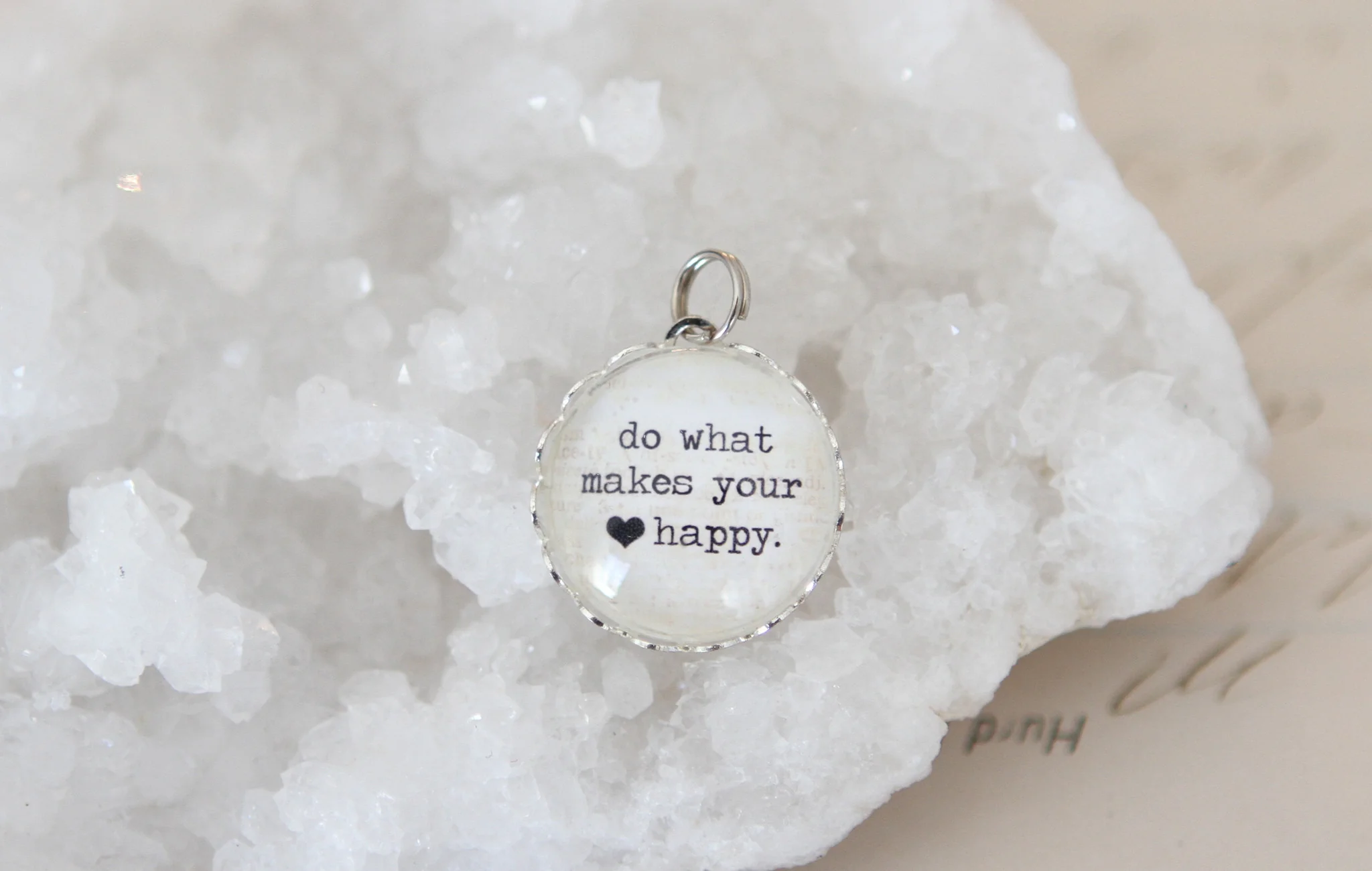 Make Your Heart Happy Bubble Charm