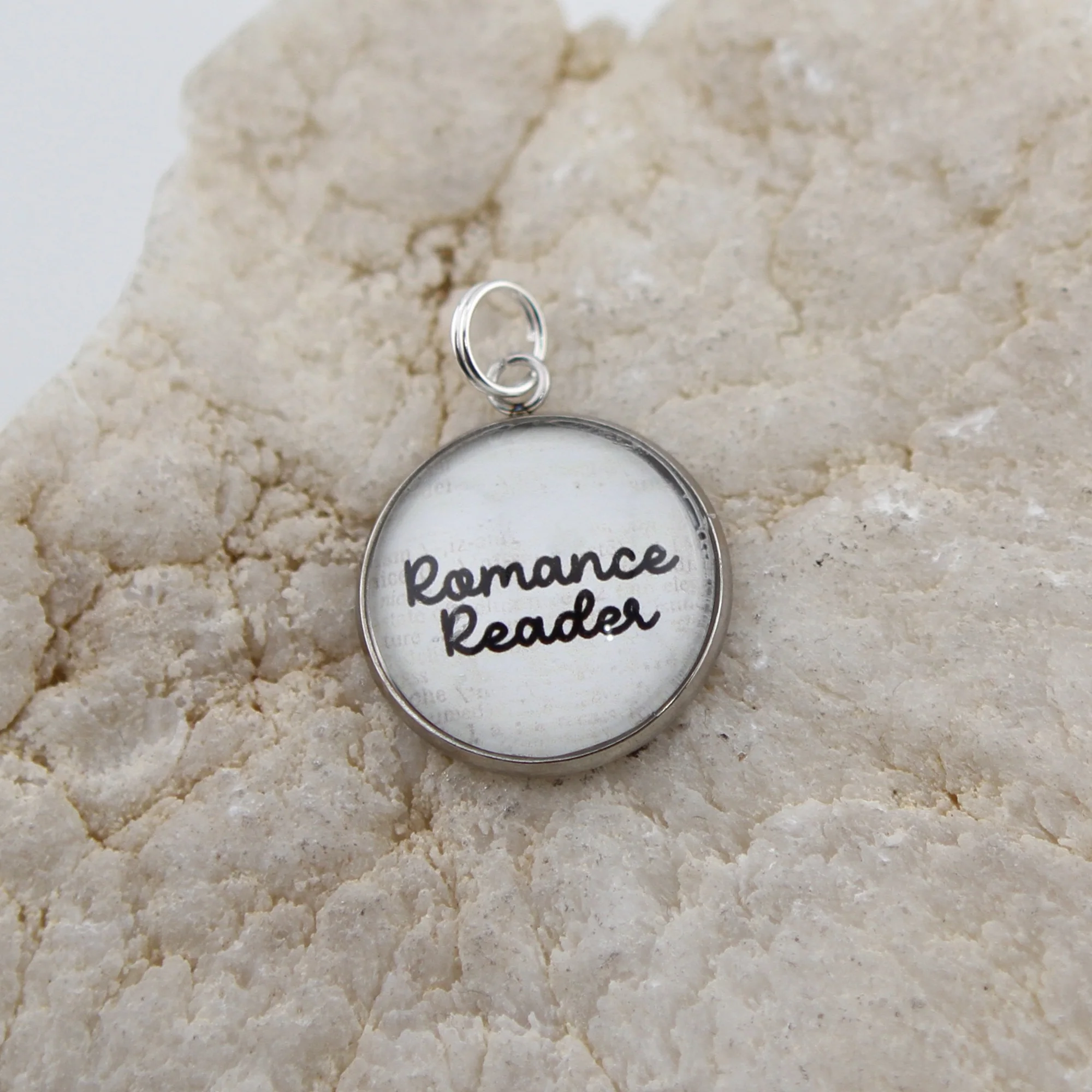 Romance Reader Round Bubble Charm - Image 3
