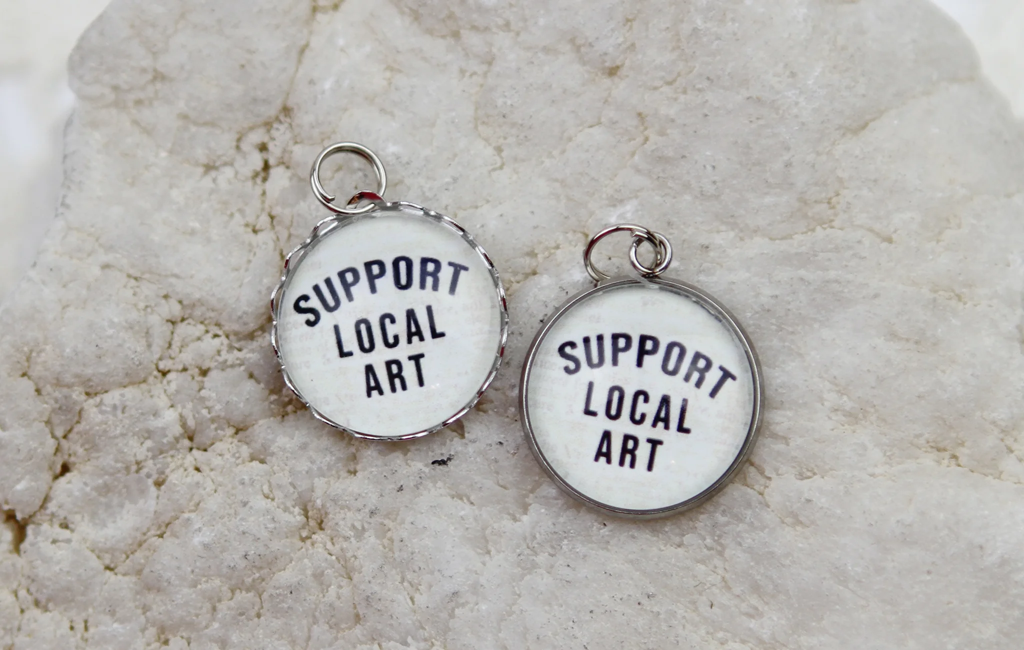 Support Local Art Bubble Charm - Image 3