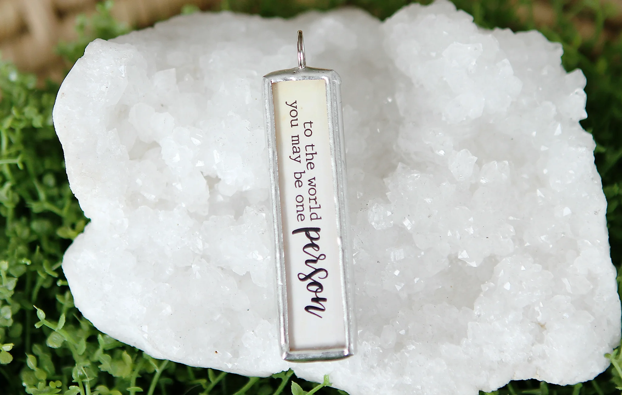 To One Person Soldered Art Jewelry Charm - Image 2