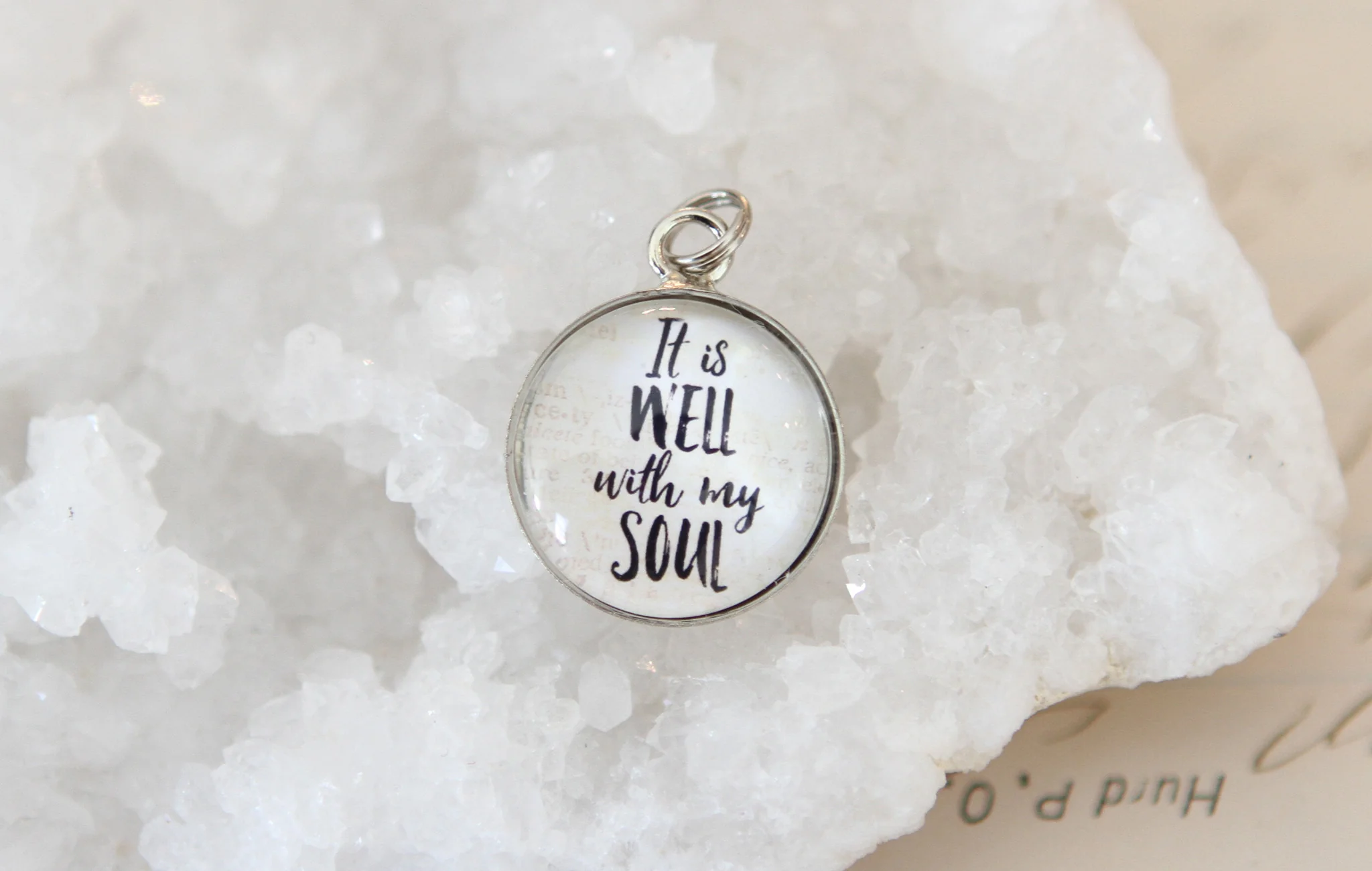 Well With My Soul Bubble Charm