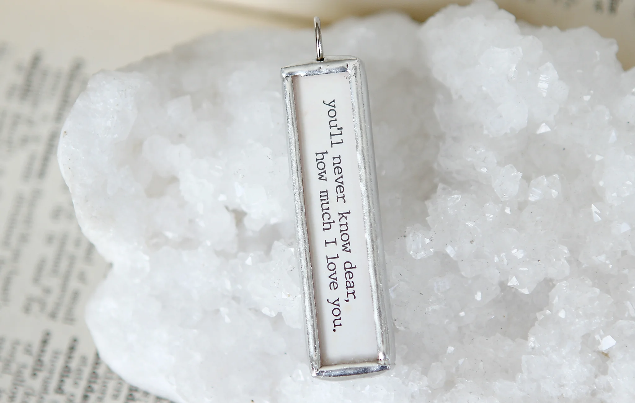 You Are My Sunshine Soldered Art Jewelry Charm - Image 2