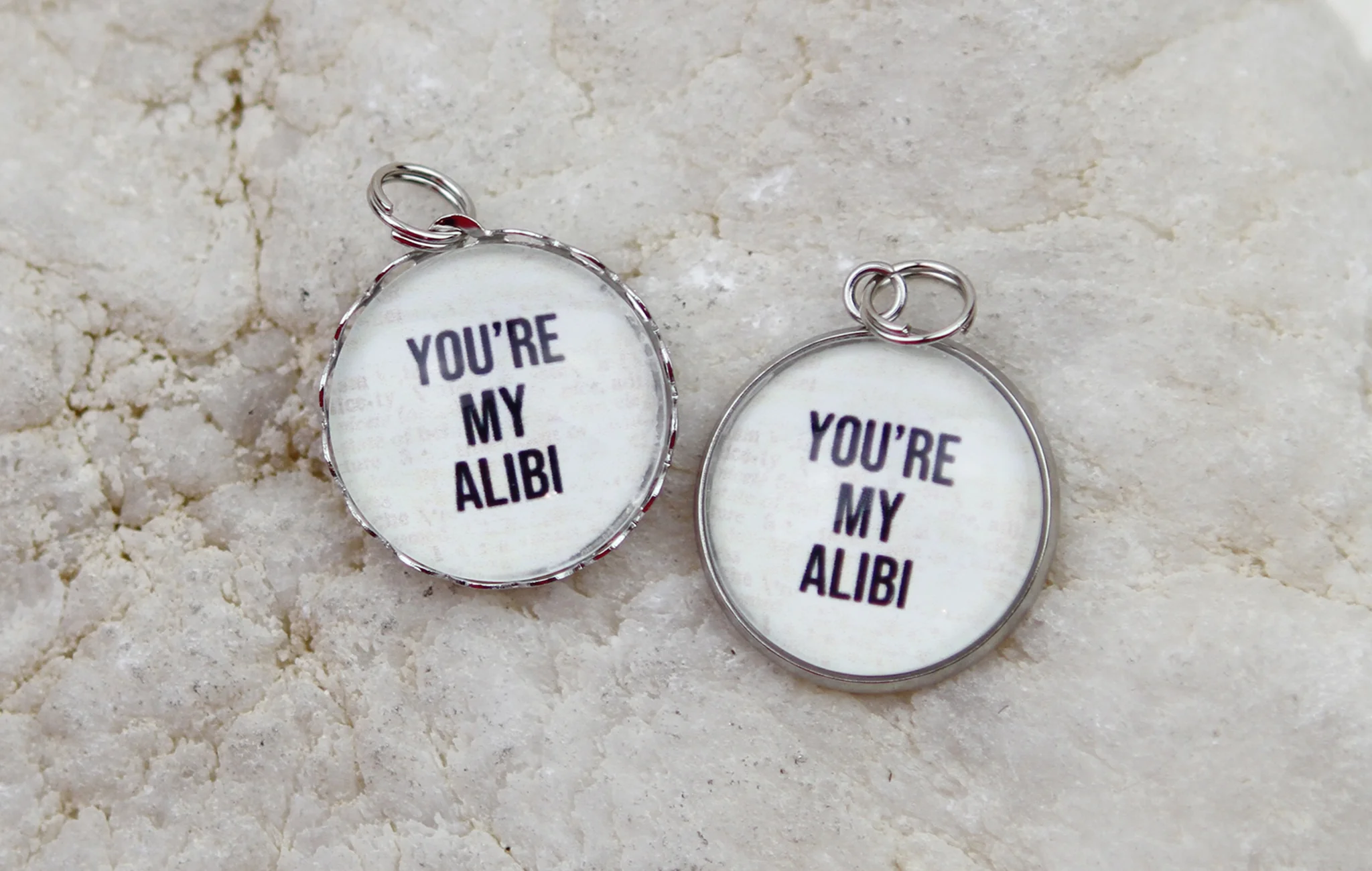 You're My Alibi Bubble Charm - Image 3